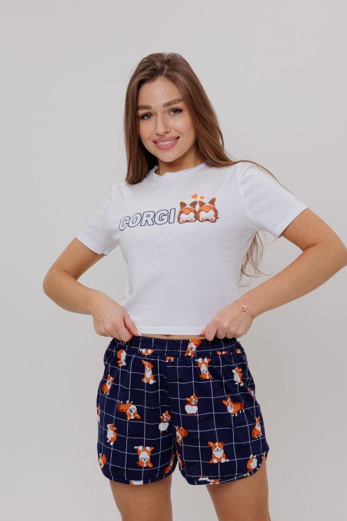Костюм с шортами женский 372531