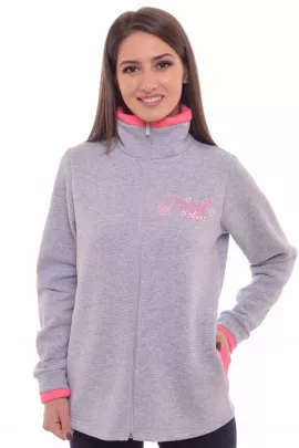 Толстовка женская 6-129а (светло-серый)