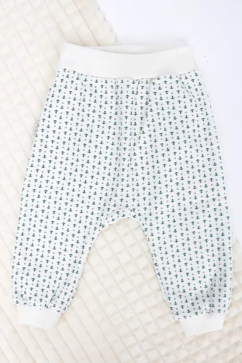 Штанишки детские 201504-3 зеленый последний размер