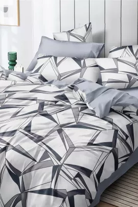 Постельное белье поплин эксклюзив на молнии - Мартин