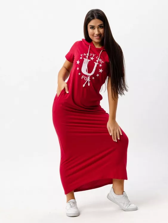 Платье Денс бордо последний размер