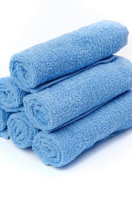 Салфетка махровая - Голубой