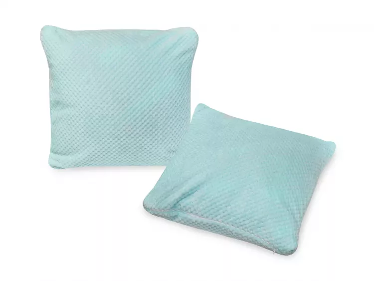 Волна(мята) наволочка декор. велсофт