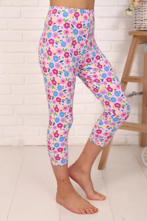 Лосины Лютики укороченные детские