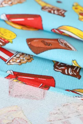 Скатерть рогожка "Вкусно"