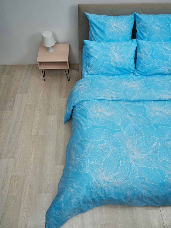 КПБ поплин премиум - Вернисаж Голубой