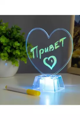 61106 Ночник Сердце