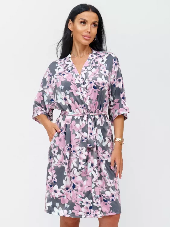 Токио(серый) халат