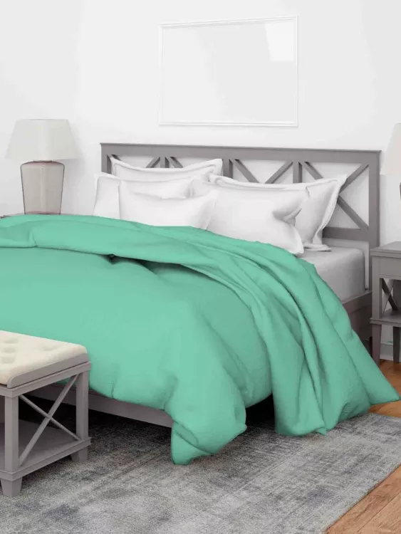 Пододеяльник Микрофибра Узор - Мята