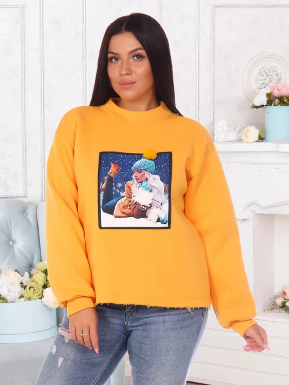 Сноу(абрикос) толстовка