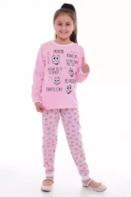 Пижама подростковая 12-077а (розовый)