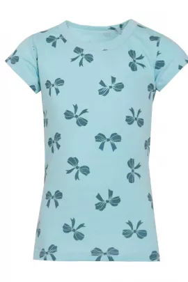 Футболка детская Бантик голубой последний размер