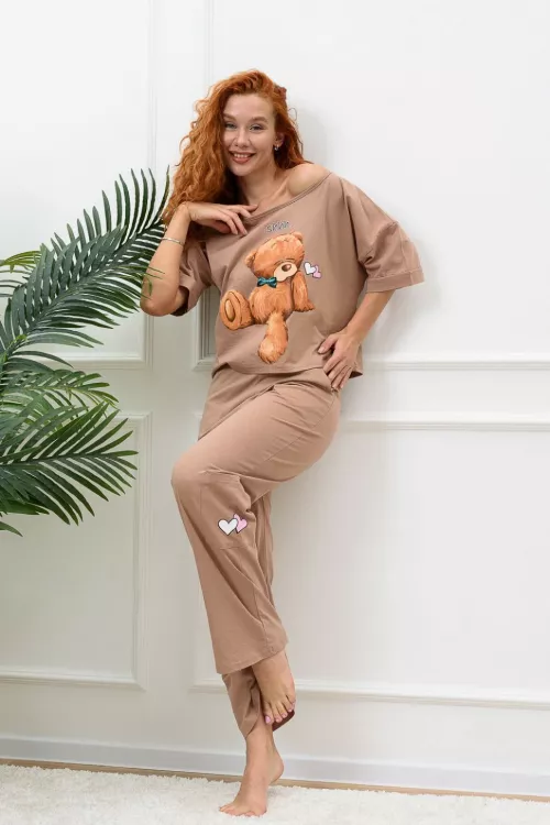 Костюм 8378 капучино последний размер