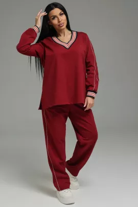 Акцент костюм женский (бордо)