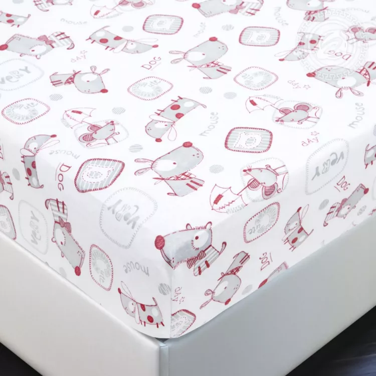 Простыня на резинке "Друзья" 250 60*120*10 250