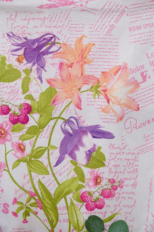 Набор полотенец Цветы и письма