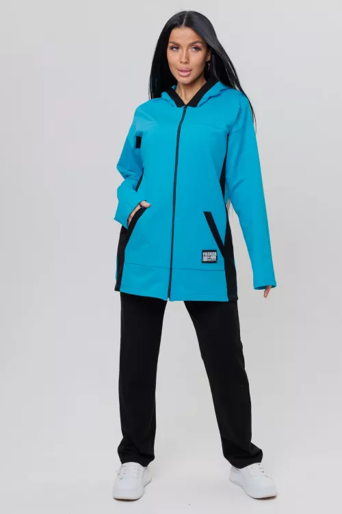 Костюм 54361 бирюзовый последний размер