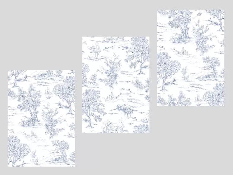 Набор полотенец "Пастораль" рогожка