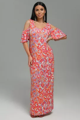 Ялта платье женское (леопард красный)