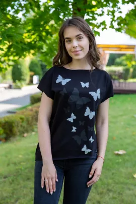 Футболка женская Бабочки  Арт. 2463