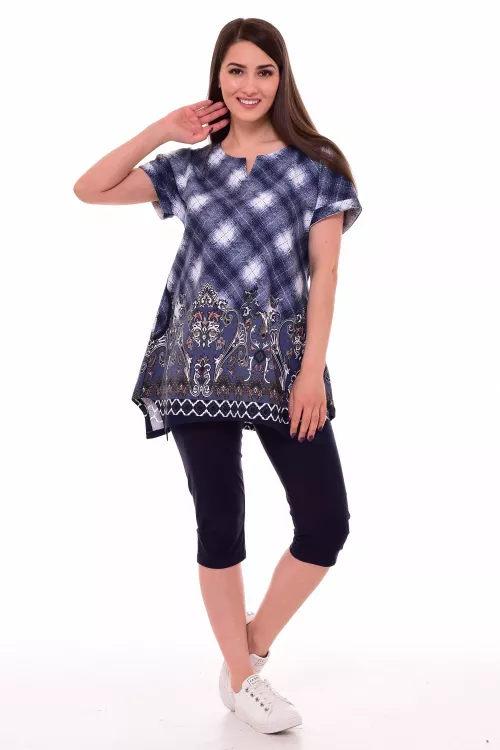 Пижама женская 5-263в (индиго)