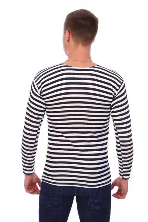 Тельняшка начес, черная полоса