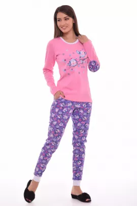 Пижама женская 1-120а (розовый)