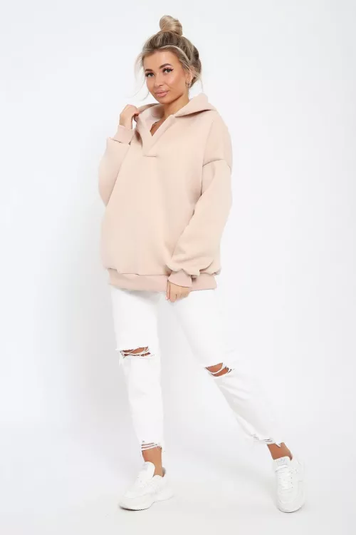 Толстовка 21036 бежевый последний размер