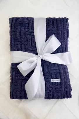 Плед вязаный Кирпичики А Арт. 7845