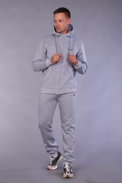 Костюм мужской 6065 серый меланж последний размер