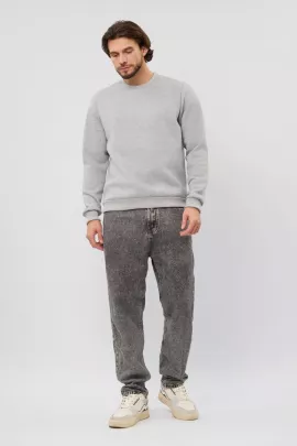 Толстовка мужская Бронд Е серый меланж последний размер