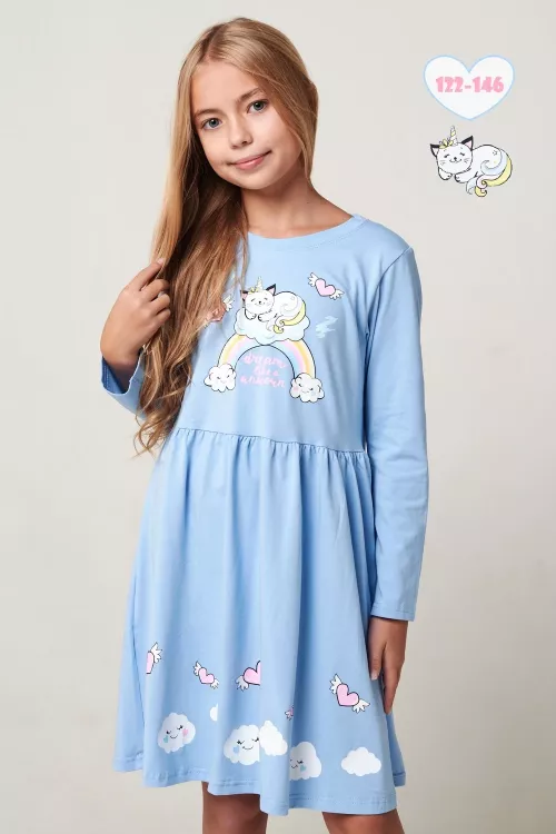 Платье В облаках дл. рукав детское