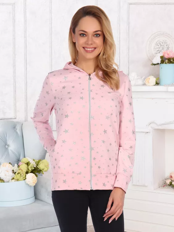 Зарина (звезда) толстовка жен. интерлок