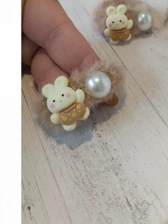 Резинки для волос меховые 60219 2шт