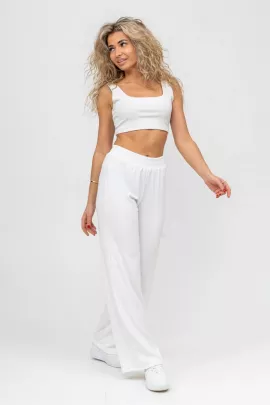 Брюки 36696 белый последний размер