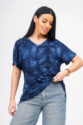 Оксана(тай-дай синий) футболка