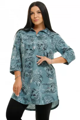 Тэффи туника женская серый