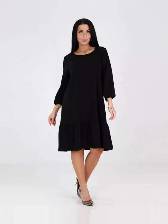 Платье 1811 черный последний размер