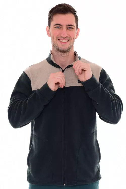 Толстовка мужская 9-141в (изумруд)