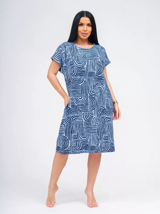 Грета(индиго) туника