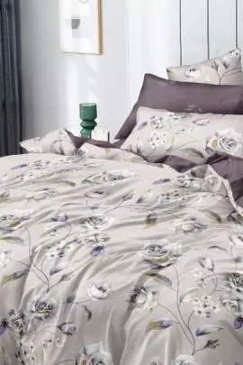 Постельное белье поплин эксклюзив на молнии - Анора