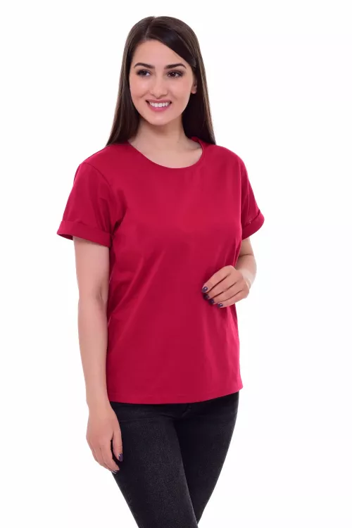 Футболка женская 6-169п (красный)