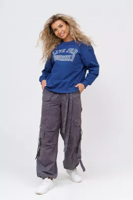 Свитшот Нонс (индиго)