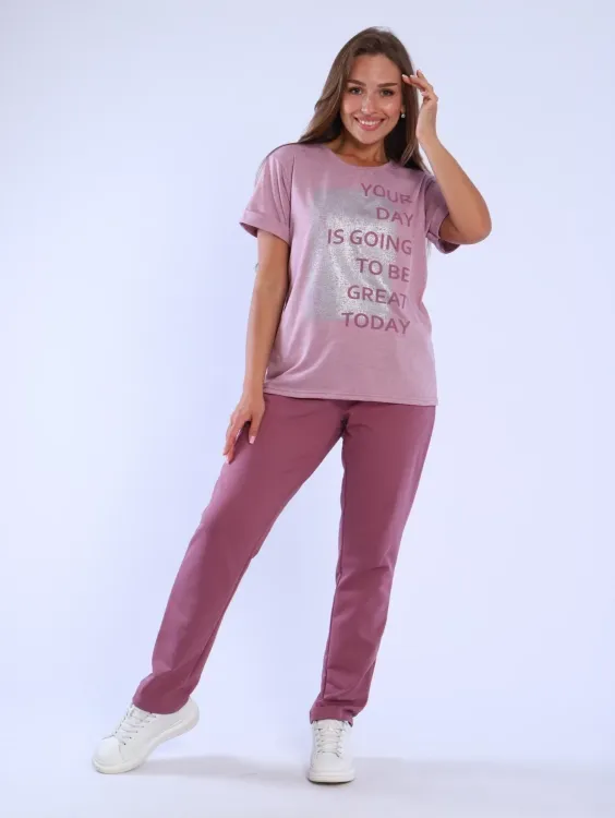 Костюм женский 5-332б (пепельная роза)