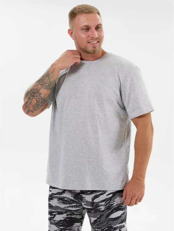 Титан футболка мужская (меланж)