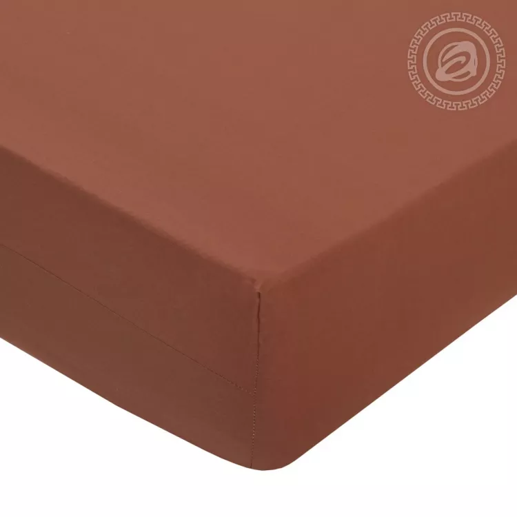 Простыня на резинке "Коричневый" 986 200*200 986