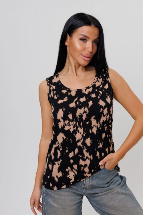 Майка 2153/2 черный последний размер