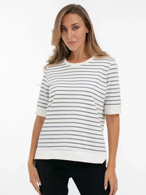 Джемпер Полоса (серый)