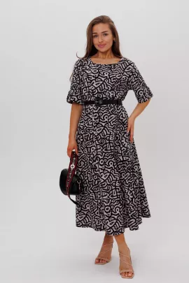 Платье Таисия коричневый последний размер