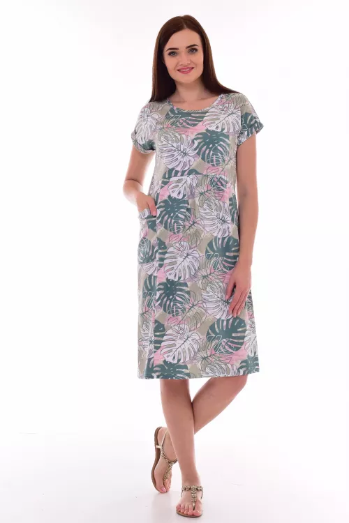 Платье 4-080 ментол последний размер